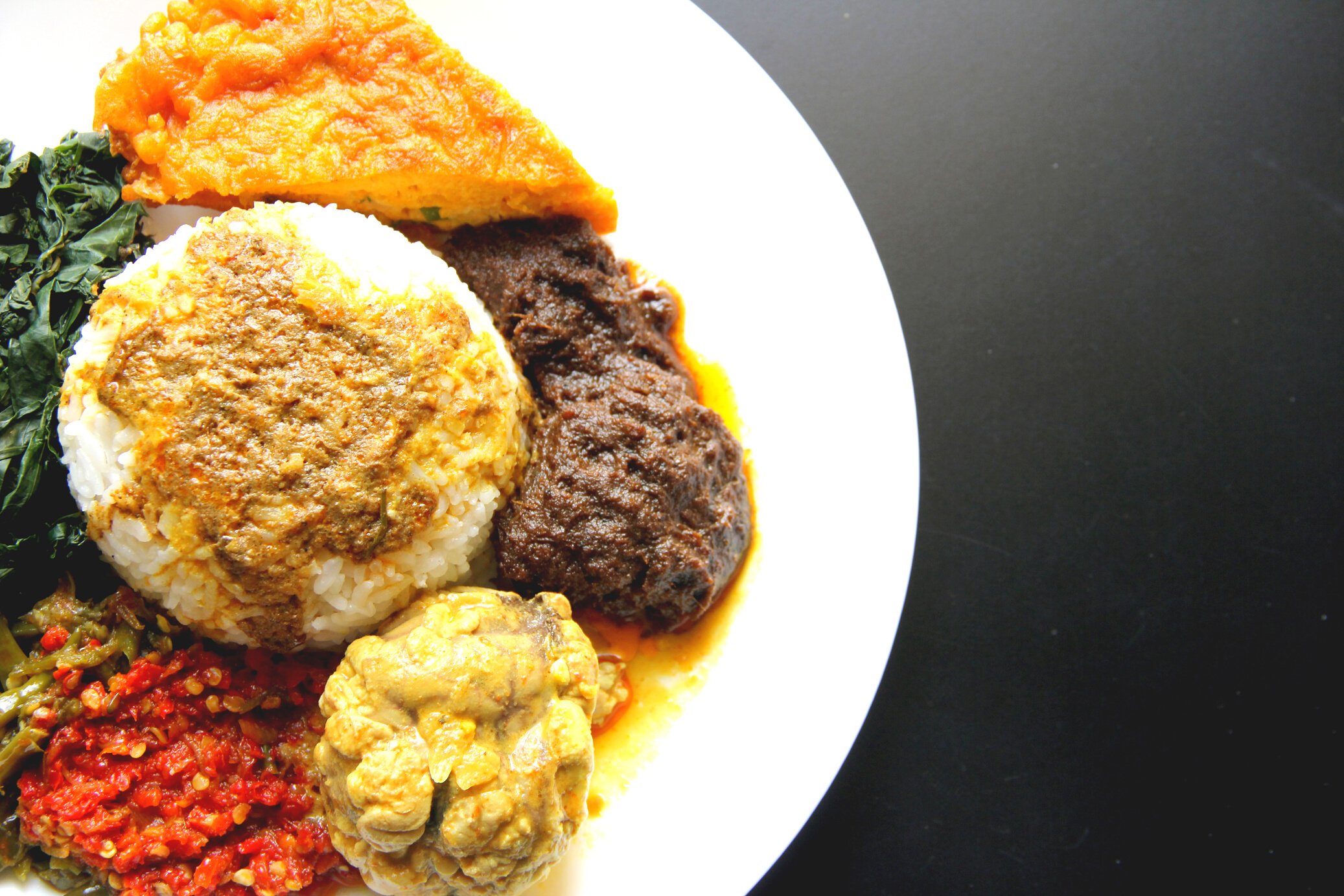 Nasi Padang with Rendang